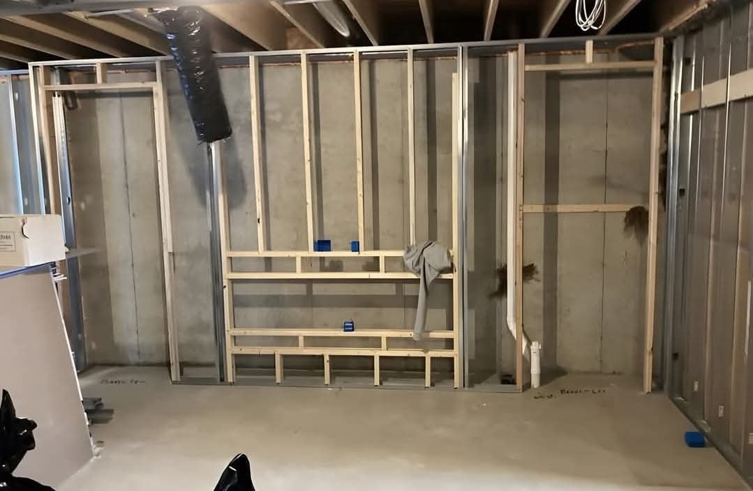 Basement Remodeling Before