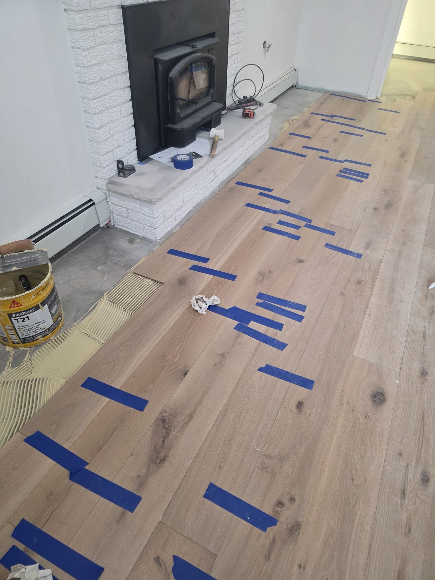 Flooring & Structural Before